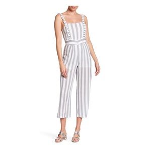 NWOT Blue and White Jumpsuit